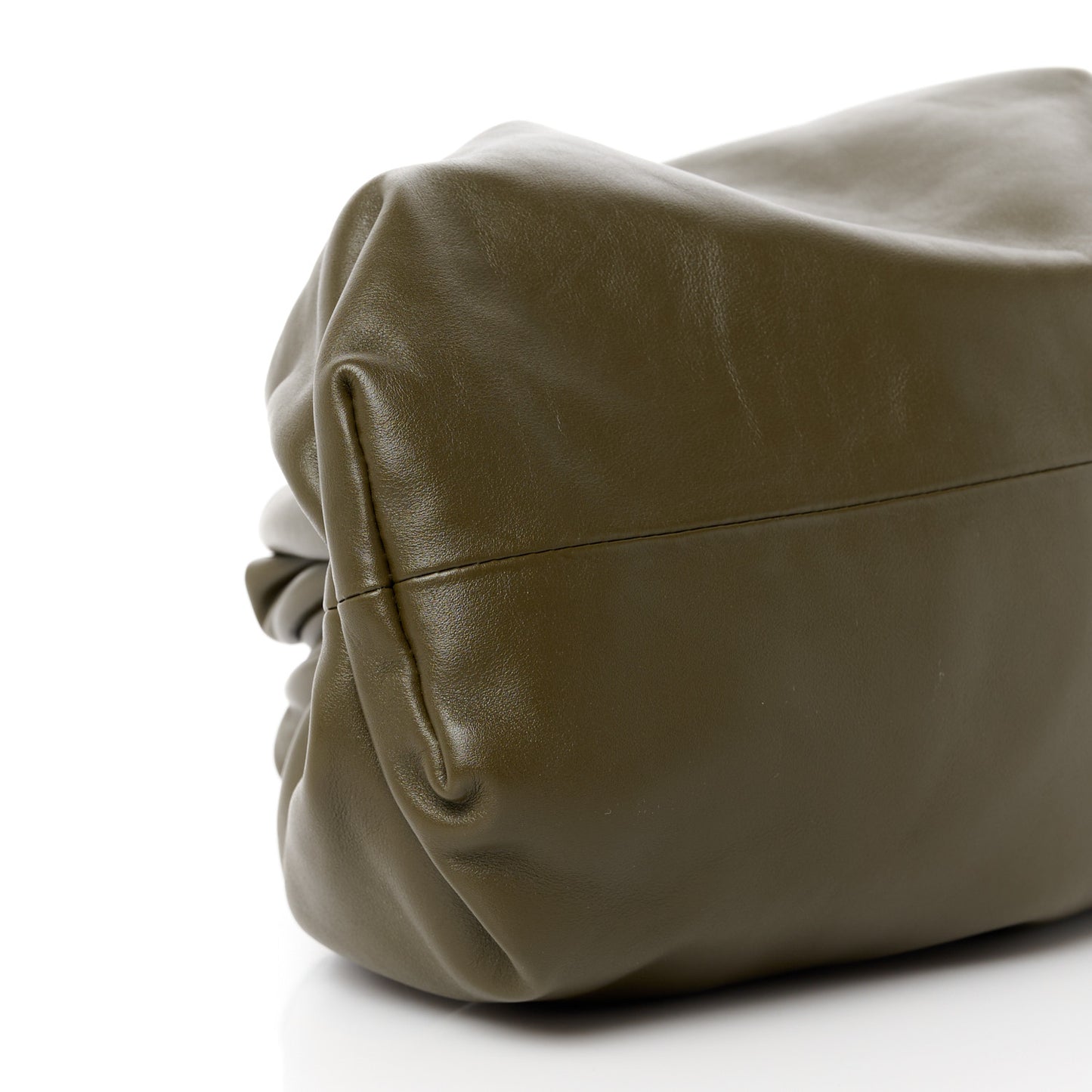 Smooth Butter Calf The Pouch Oversized Clutch Mud