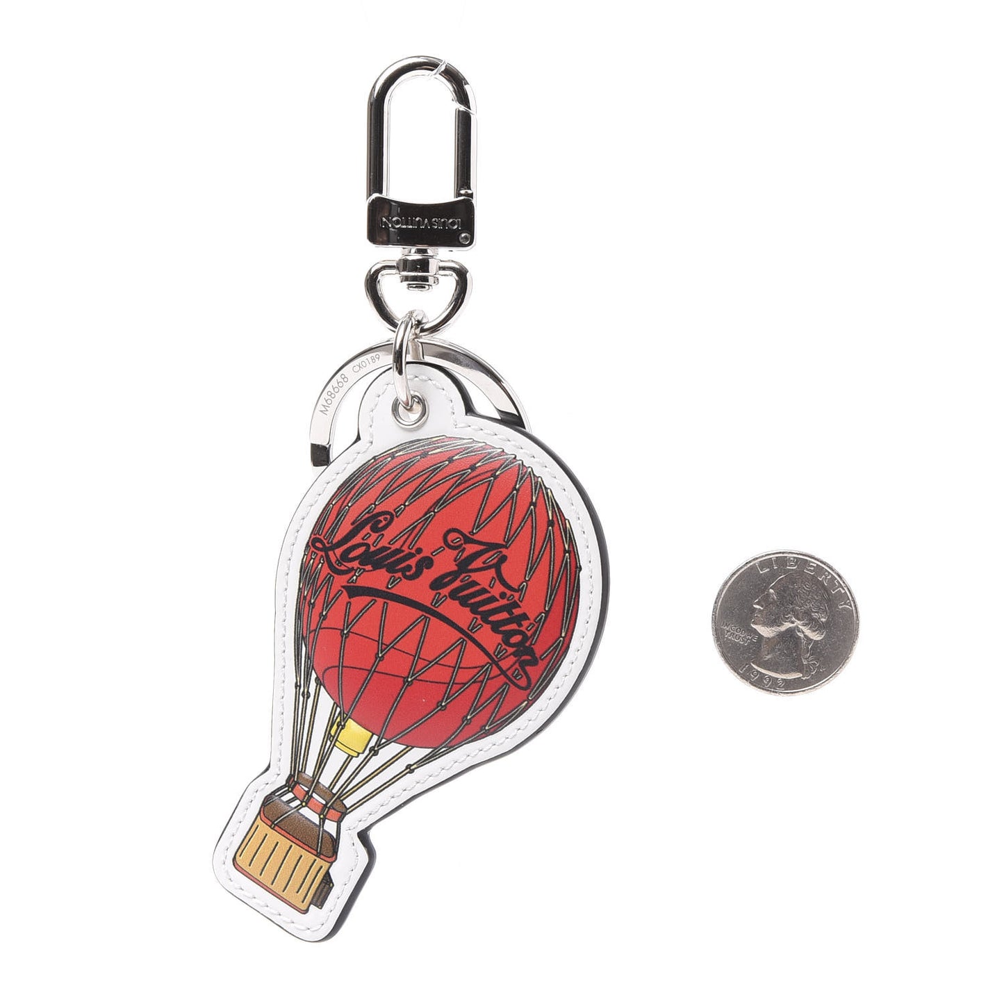 Damier Graphite Map Illustre Balloon Bag Charm Key Holder