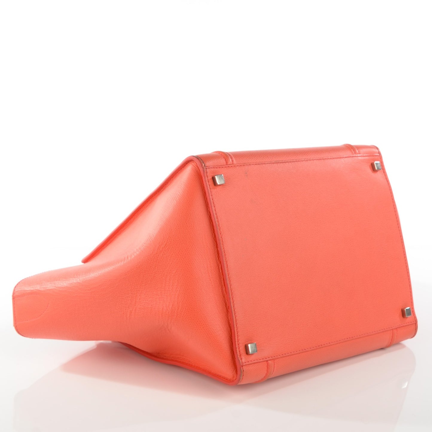 Grained Calfskin Medium Phantom Luggage Coral