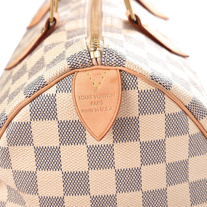 Louis Vuitton Damier Azur Speedy 30 7 of 14