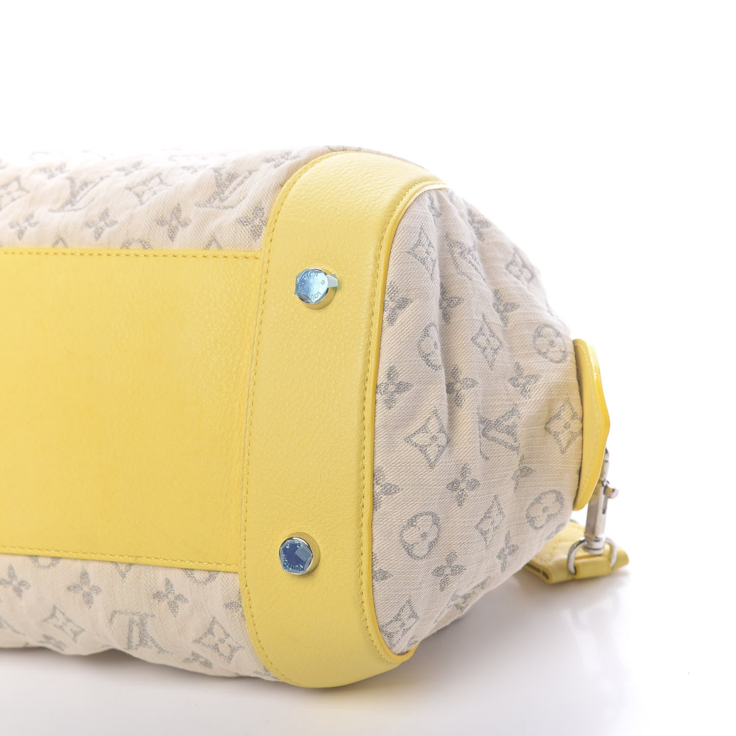 Louis Vuitton Monogram Denim Speedy Round Yellow 11 of 12