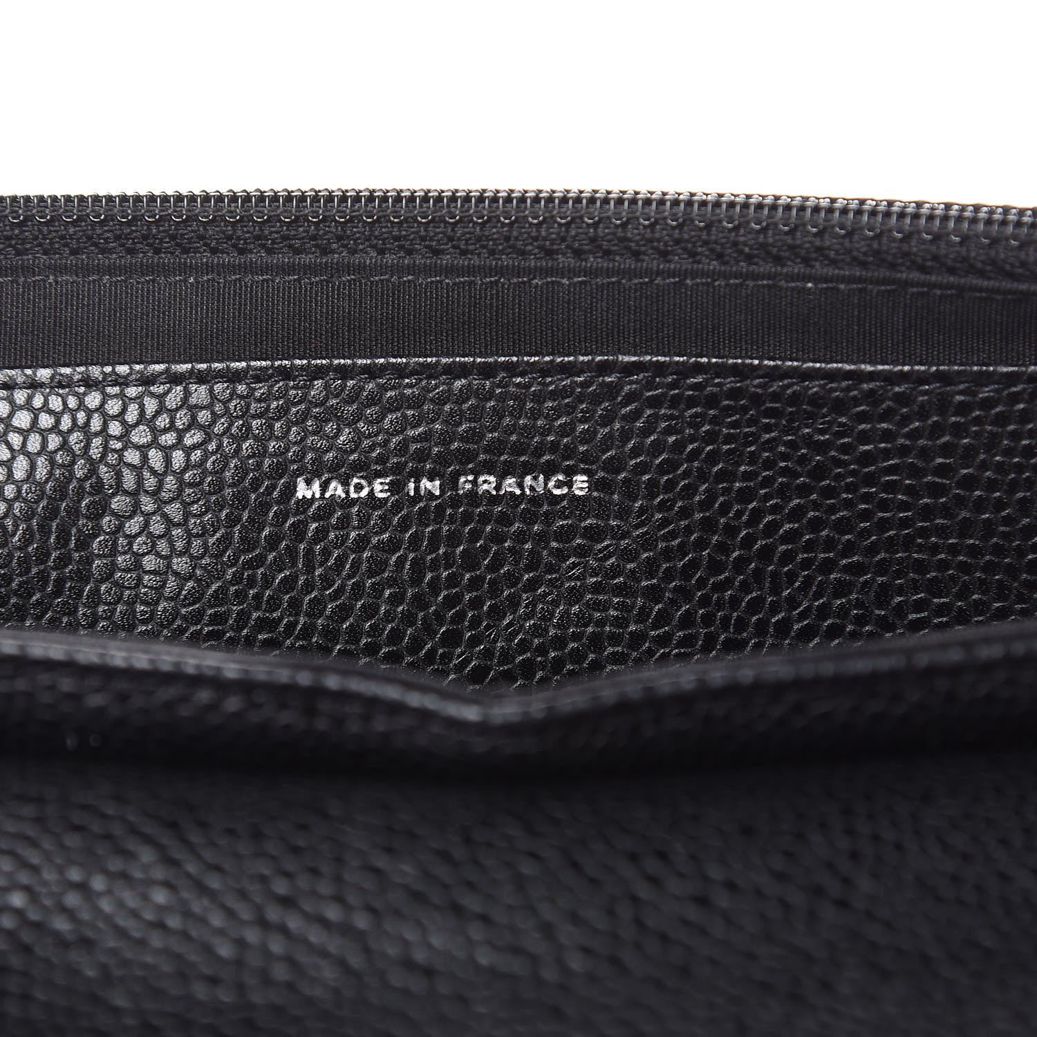 Chanel Caviar Half Moon Wallet On Chain WOC Black 6 of 11