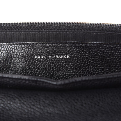 Chanel Caviar Half Moon Wallet On Chain WOC Black 6 of 11