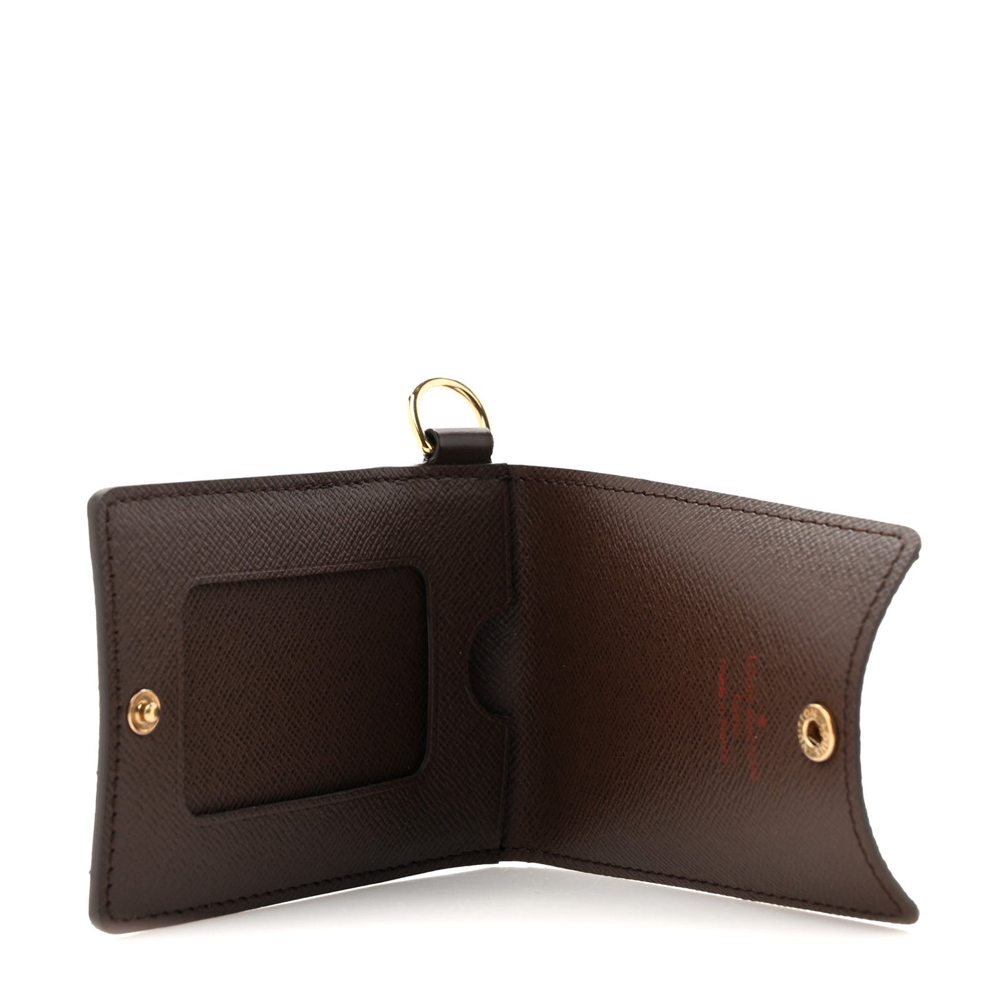 Damier Ebene Porte Carte ID Bandouliere