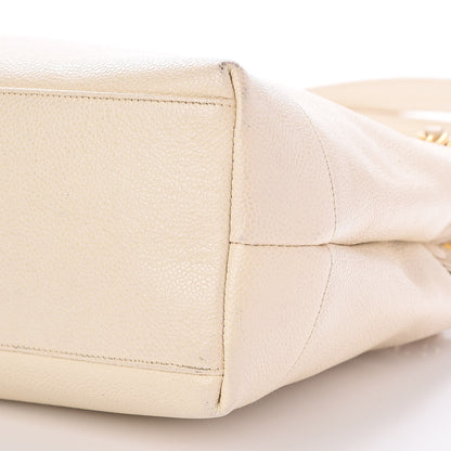 Chanel Caviar CC Shoulder Bag Beige 9 of 9