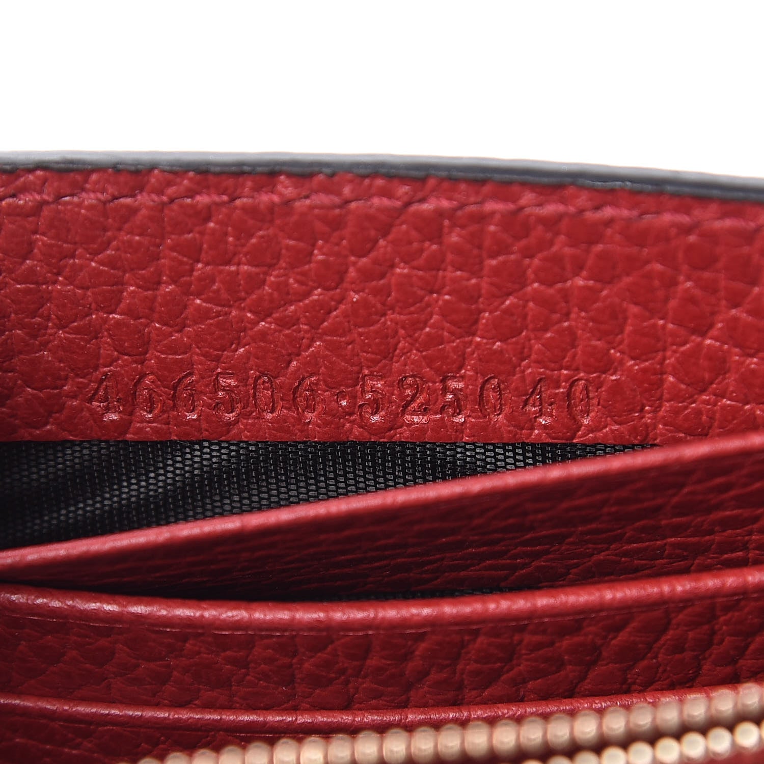 Gucci Dollar Calfskin Medium Betty Chain Wallet Tabasco Red 7 of 11