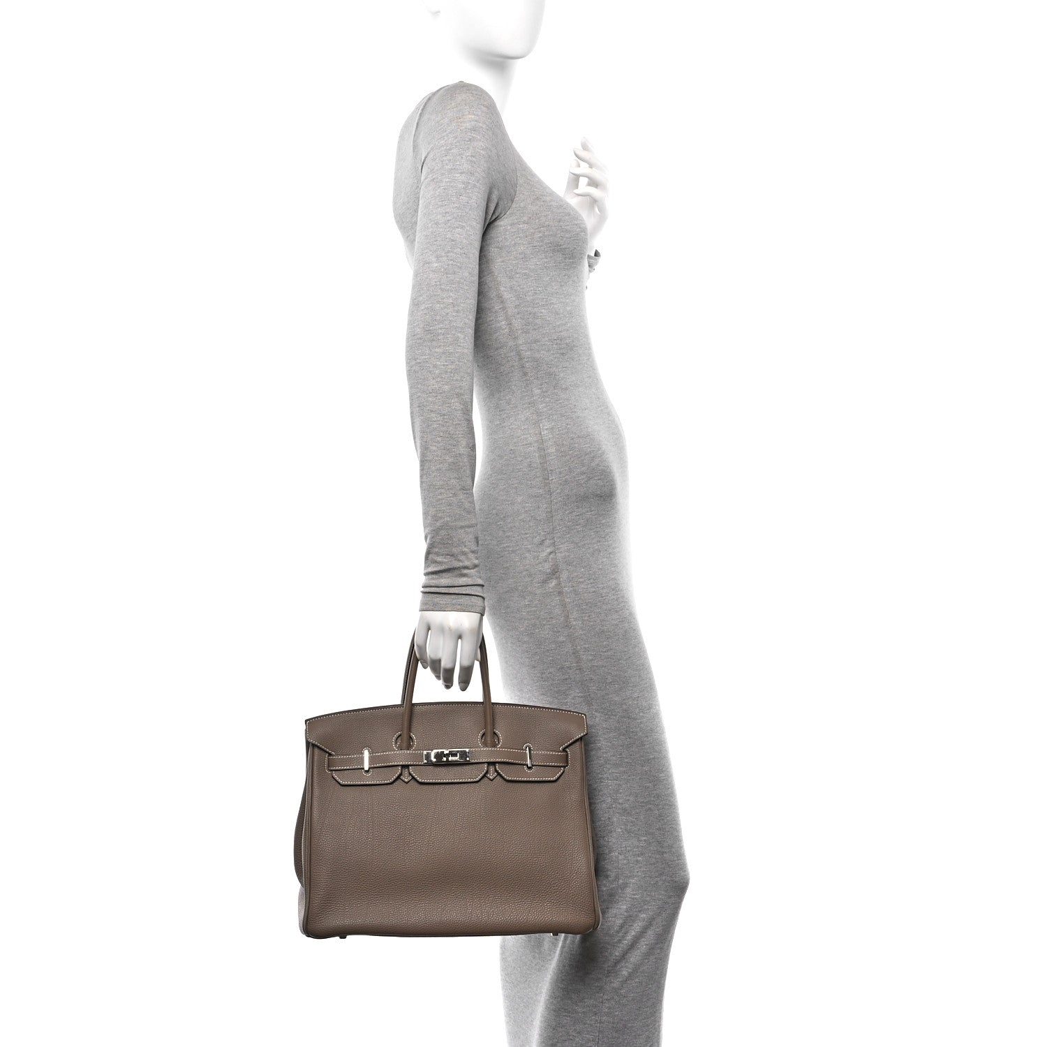 Hermes Togo Birkin 35 Etoupe 2 of 13