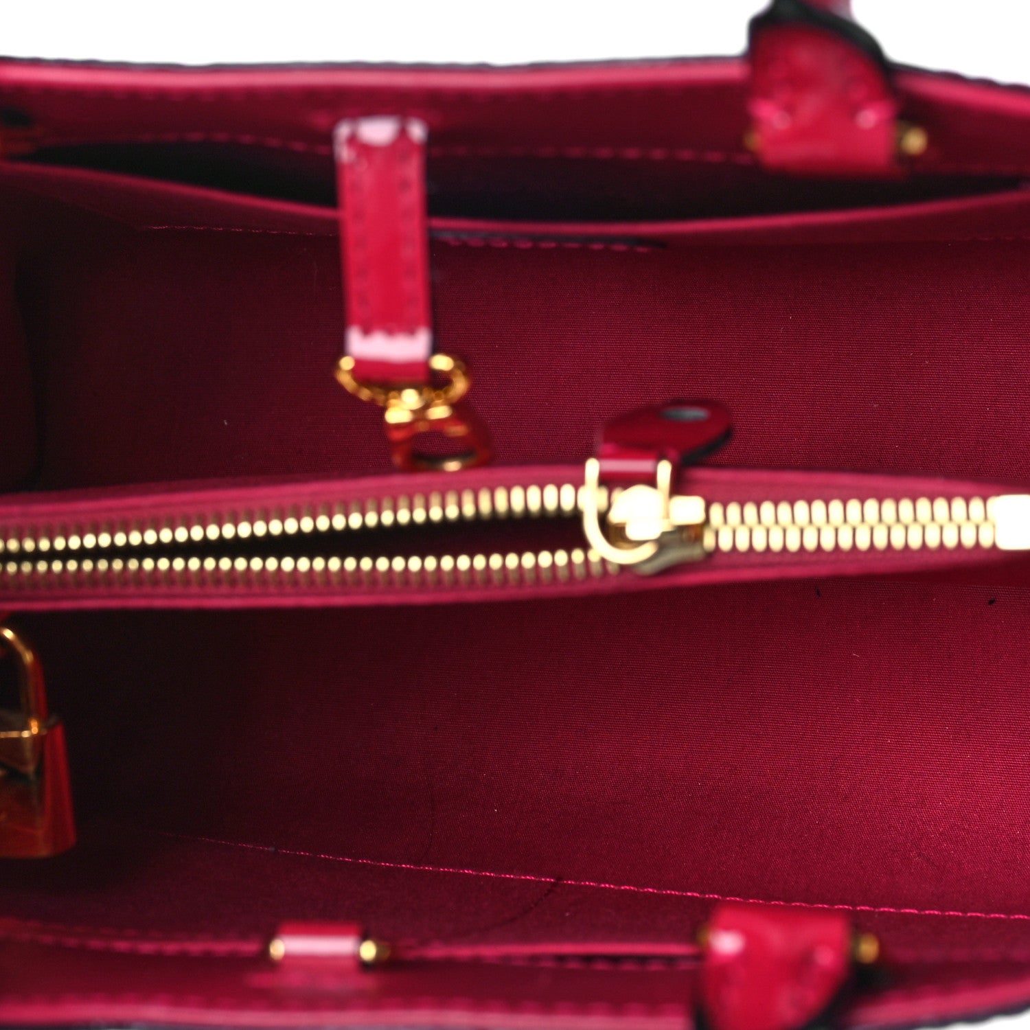 Louis Vuitton Vernis Montaigne BB Rose Indien 5 of 9