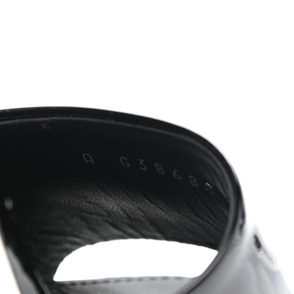 Chanel Patent Calfskin Mule 37.5 Black White 8 of 10