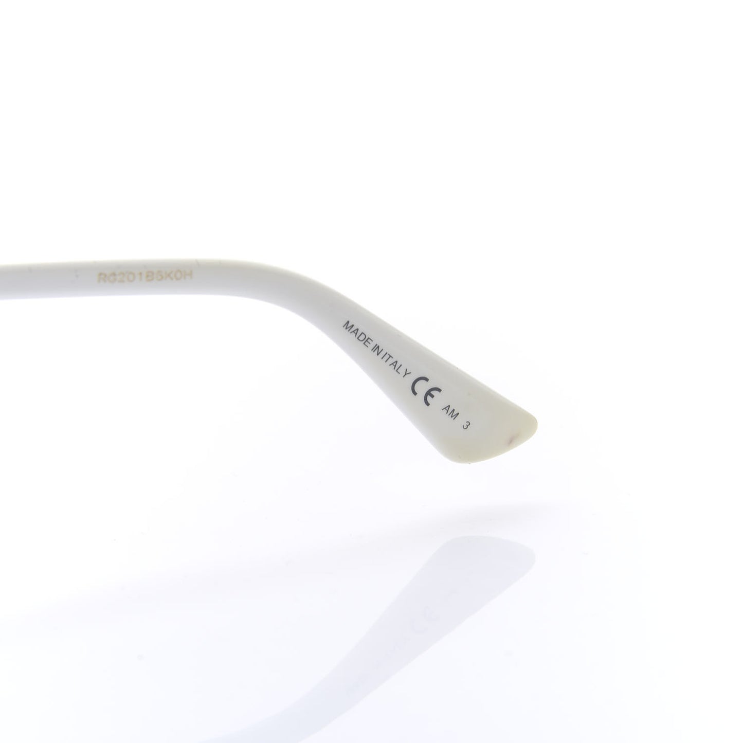 Reflected Sunglasses Rose Gold White