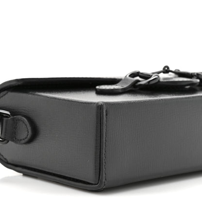 Gucci Azalea Calfskin Monochrome Mini Horsebit 1955 Shoulder Bag Black 10 of 12
