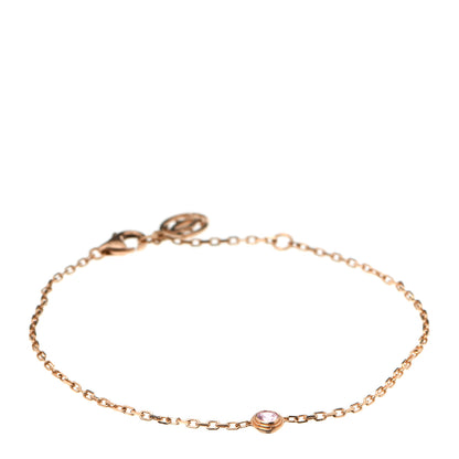 Cartier 18K Pink Gold Pink Sapphire D'Amour Bracelet 1 of 6