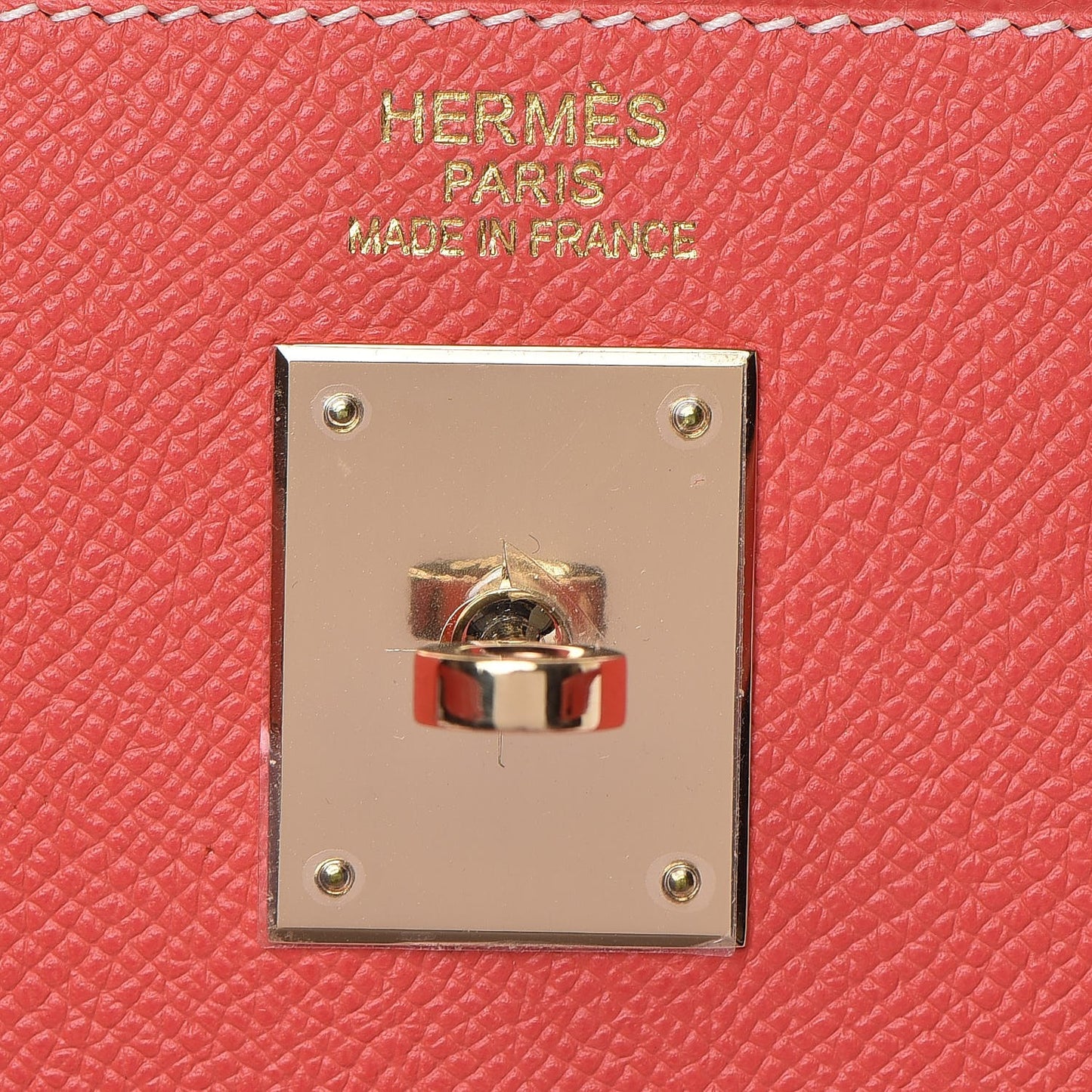 Epsom Kelly Retourne 35 Rose Jaipur Gold