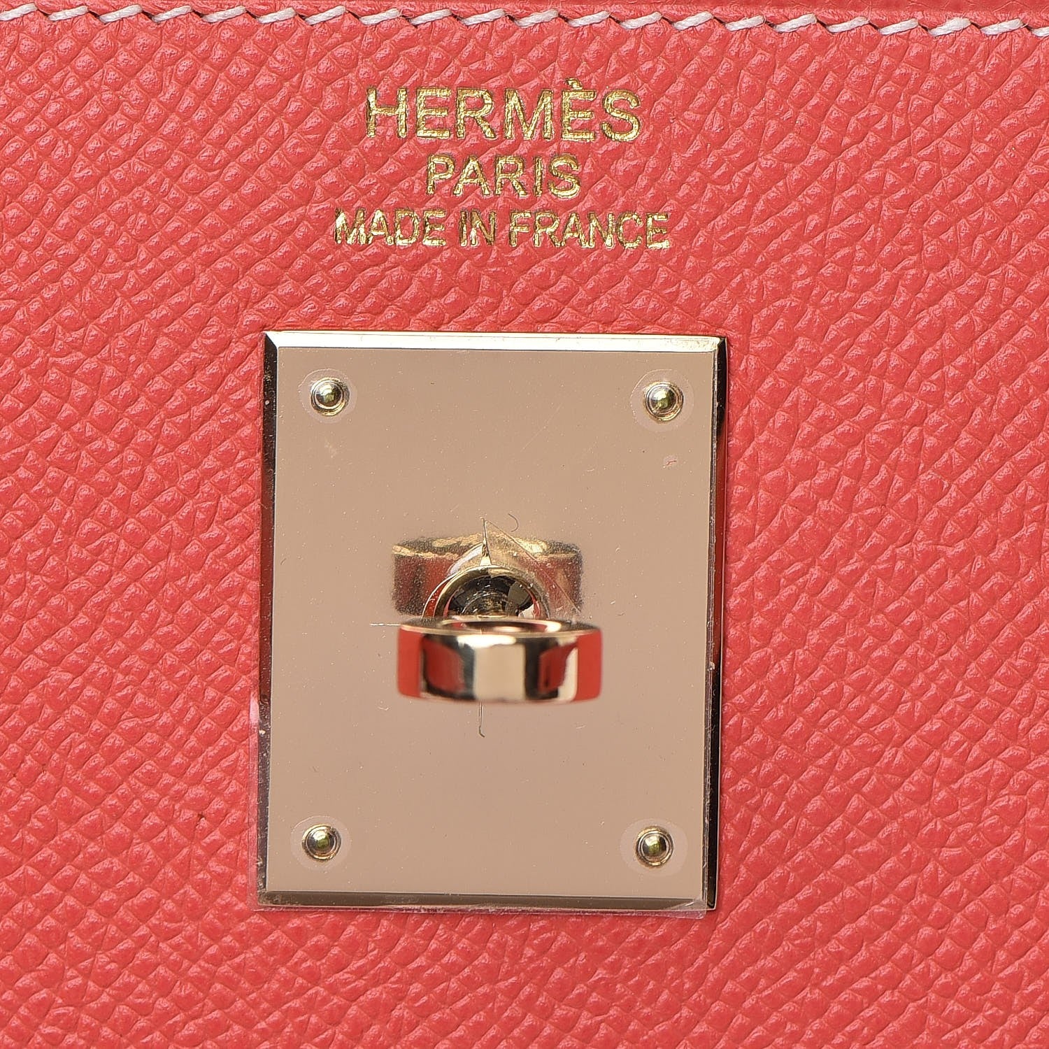 Hermes Epsom Kelly Retourne 35 Rose Jaipur Gold 23 of 36
