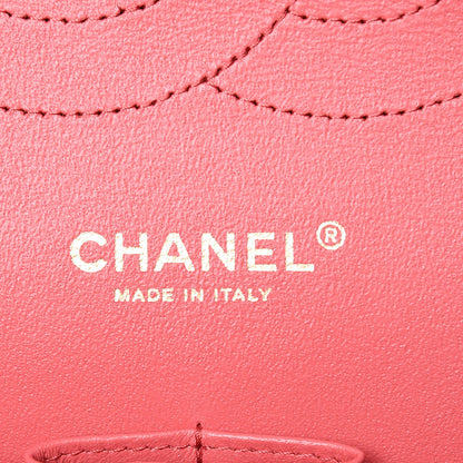 Chanel Caviar Quilted Jumbo Double Flap Dark Pink 8 of 10