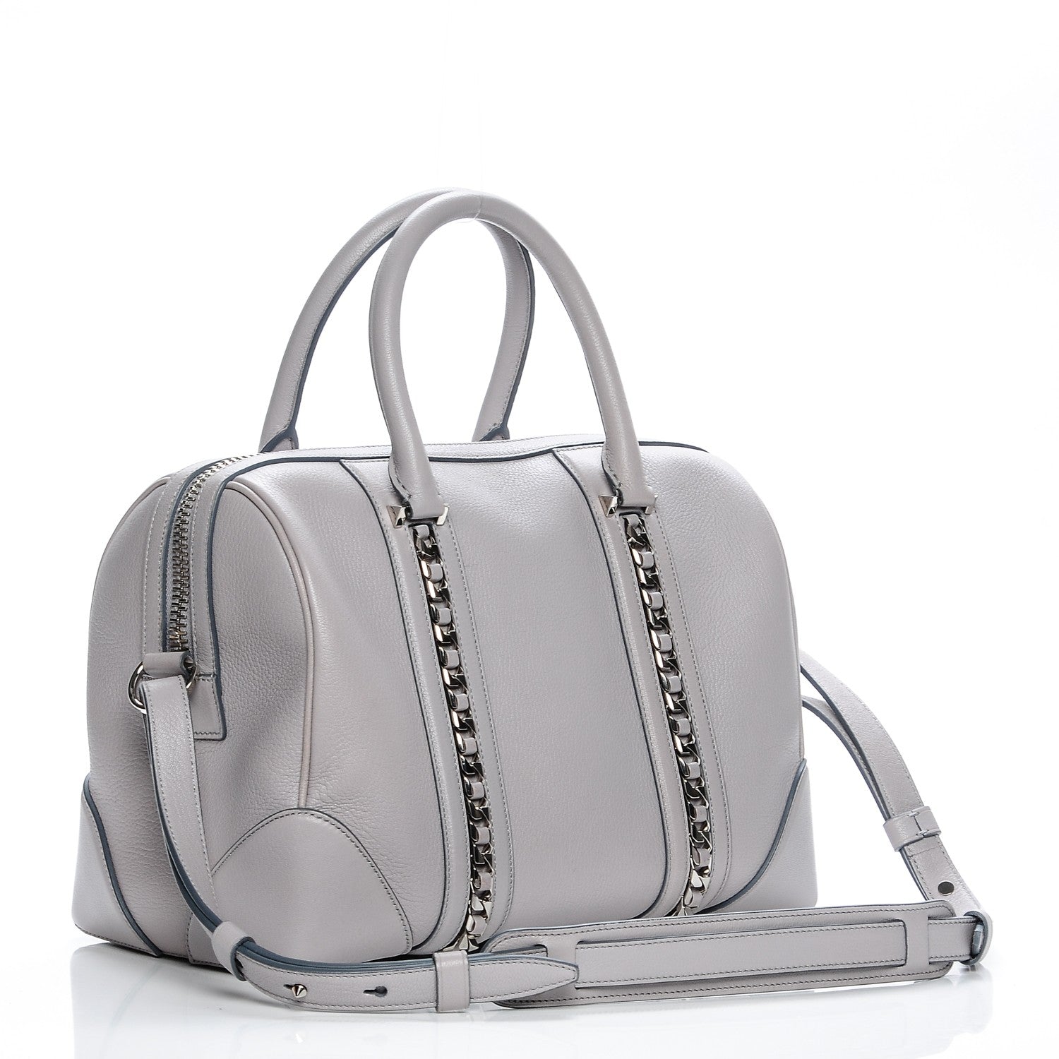 Givenchy Sugar Goatskin Medium Chain Animation Lucrezia Grey 3 of 9