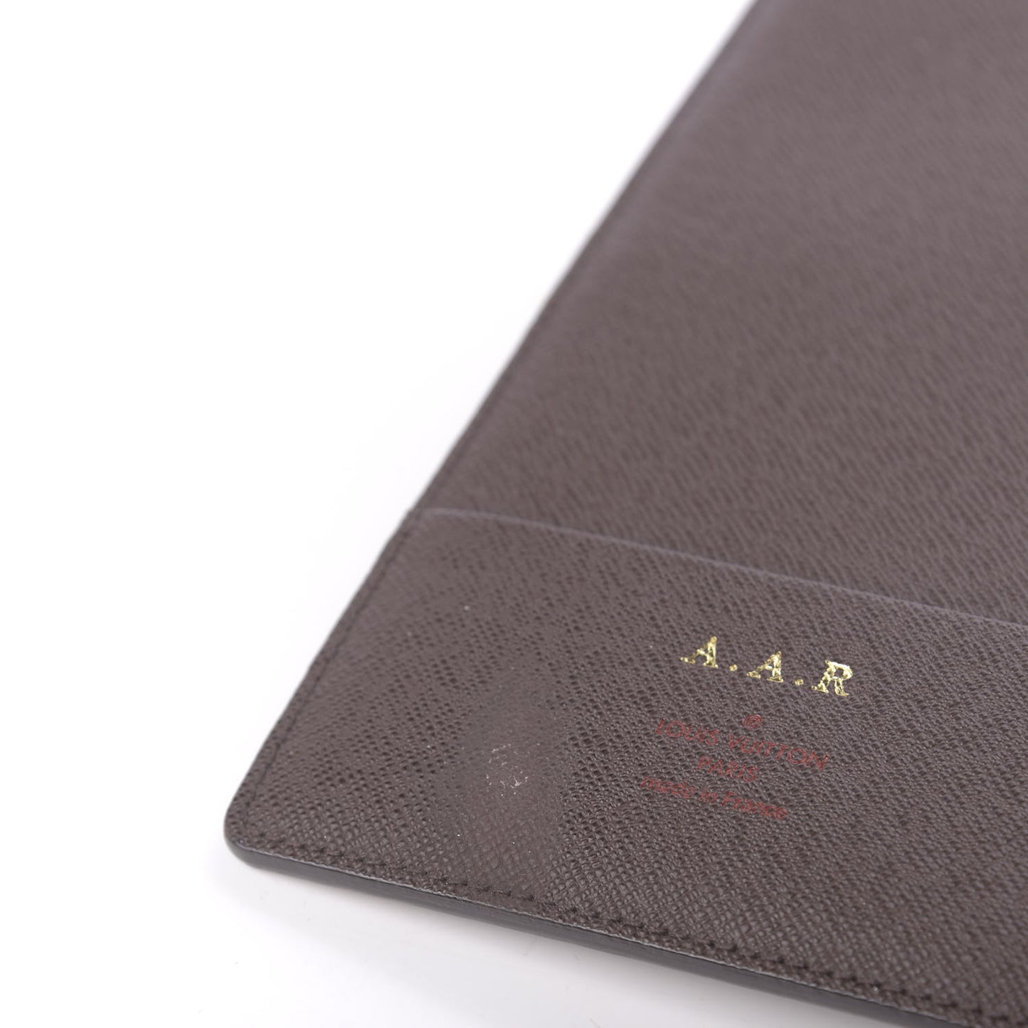 Damier Ebene Large Ring Agenda Cover