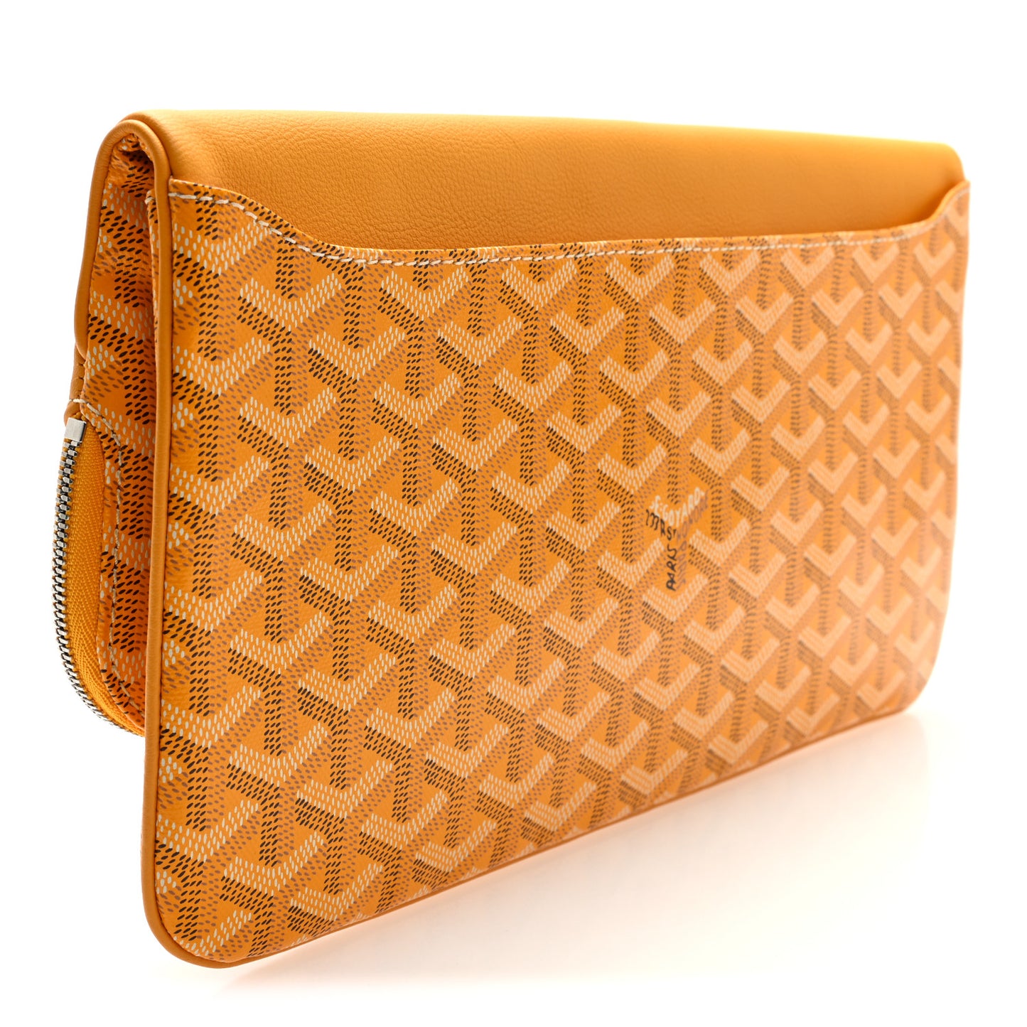 Goyardine Sainte Marie Soft Clutch Yellow