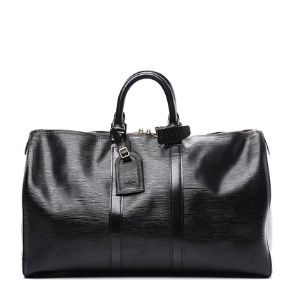 Louis Vuitton Epi Keepall 45 Black 1 of 12