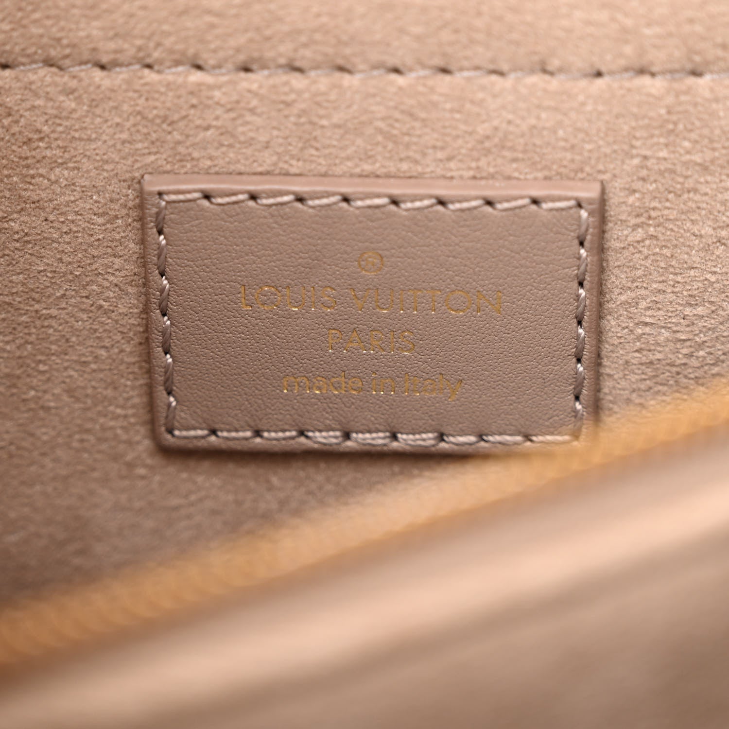 Louis Vuitton Calfskin LV New Wave Chain Bag Taupe 6 of 9