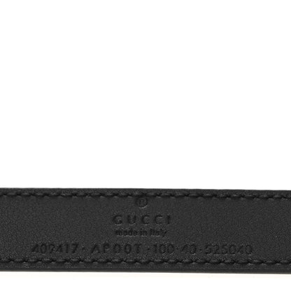 Gucci Calfskin Double G 20mm Belt 100 40 Black 5 of 7