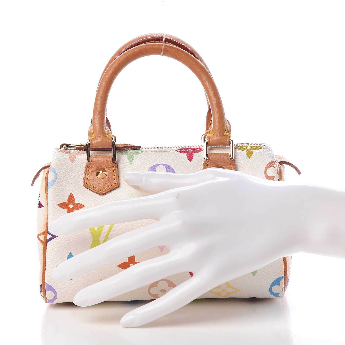 Monogram Multicolor Mini Sac HL Speedy White