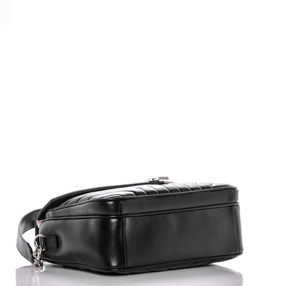 Saint Laurent Calfskin Y Quilted Monogram Loulou Shoulder Bag Black 4 of 8
