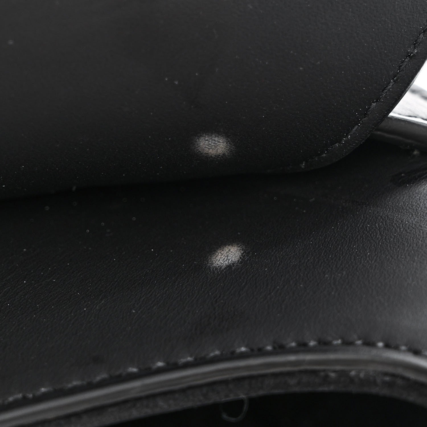 Christian Dior Ultra Matte Calfskin Saddle Bag Black 11 of 12