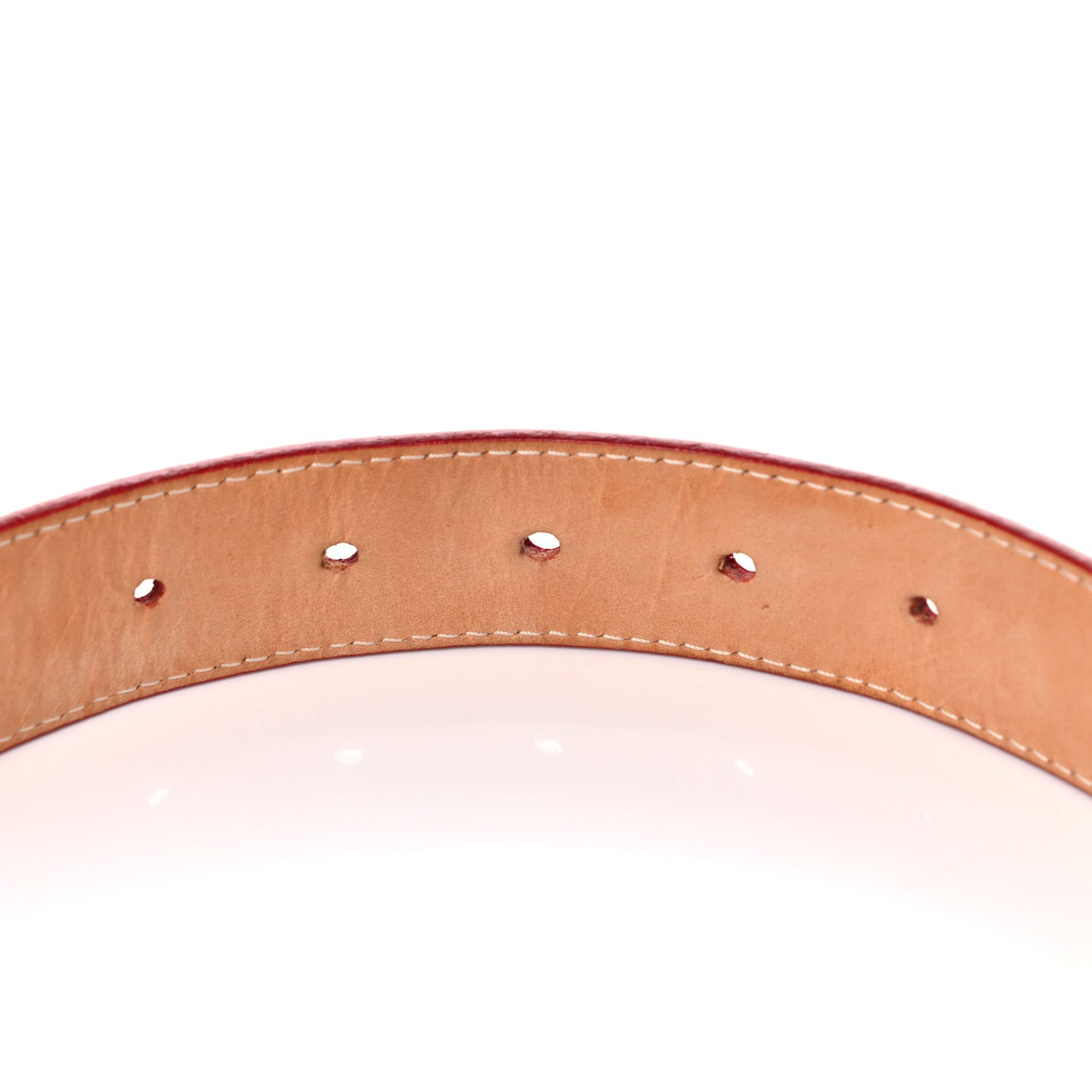 Fendi Patent FF Belt 85 34 Red 4 of 7