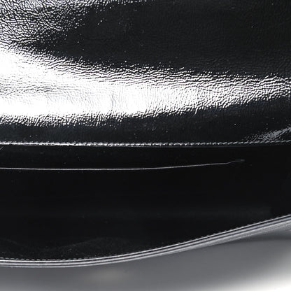 Saint Laurent Textured Patent Monogram Small Belle De Jour Clutch Black 5 of 8