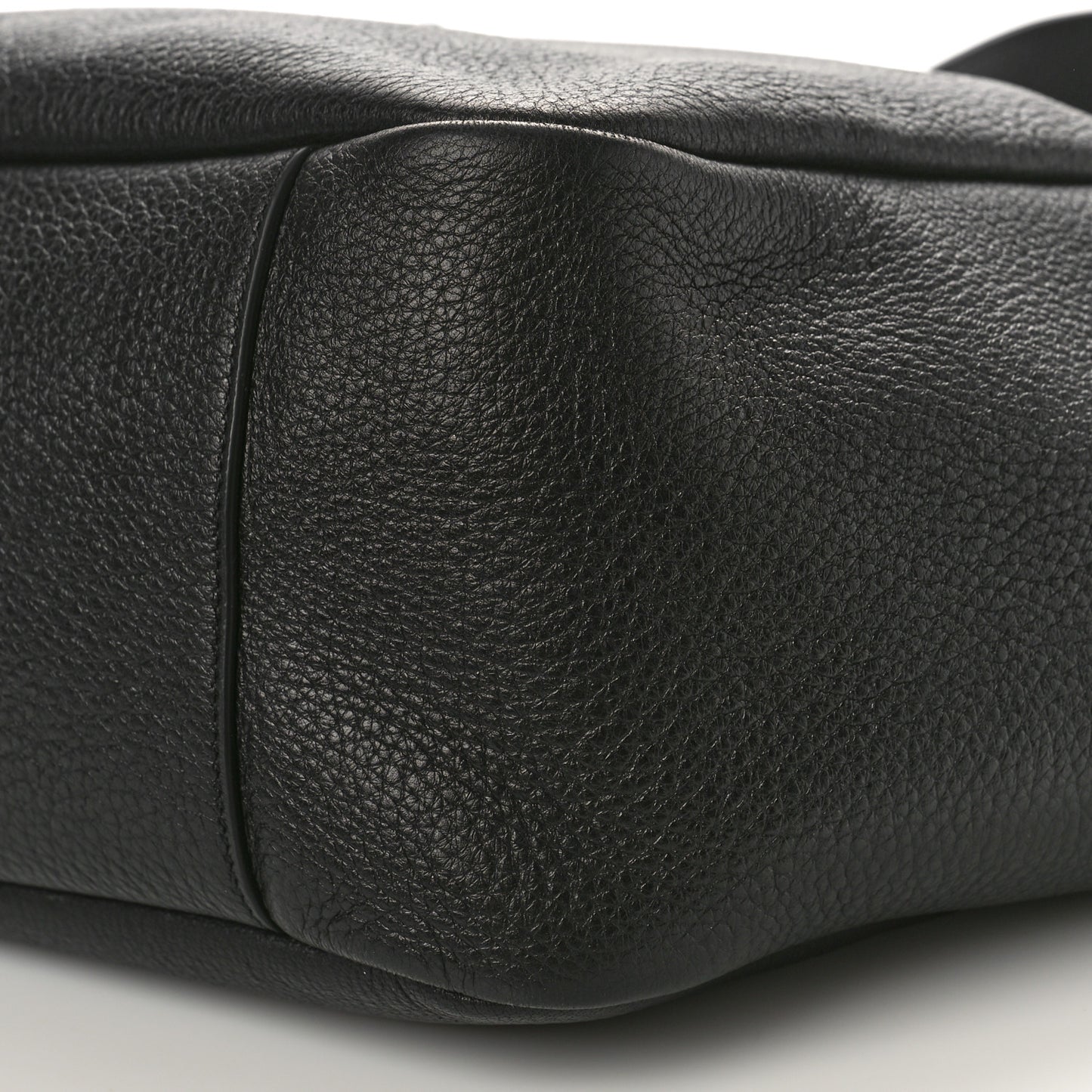 Grained Deerskin Bea Tote Black
