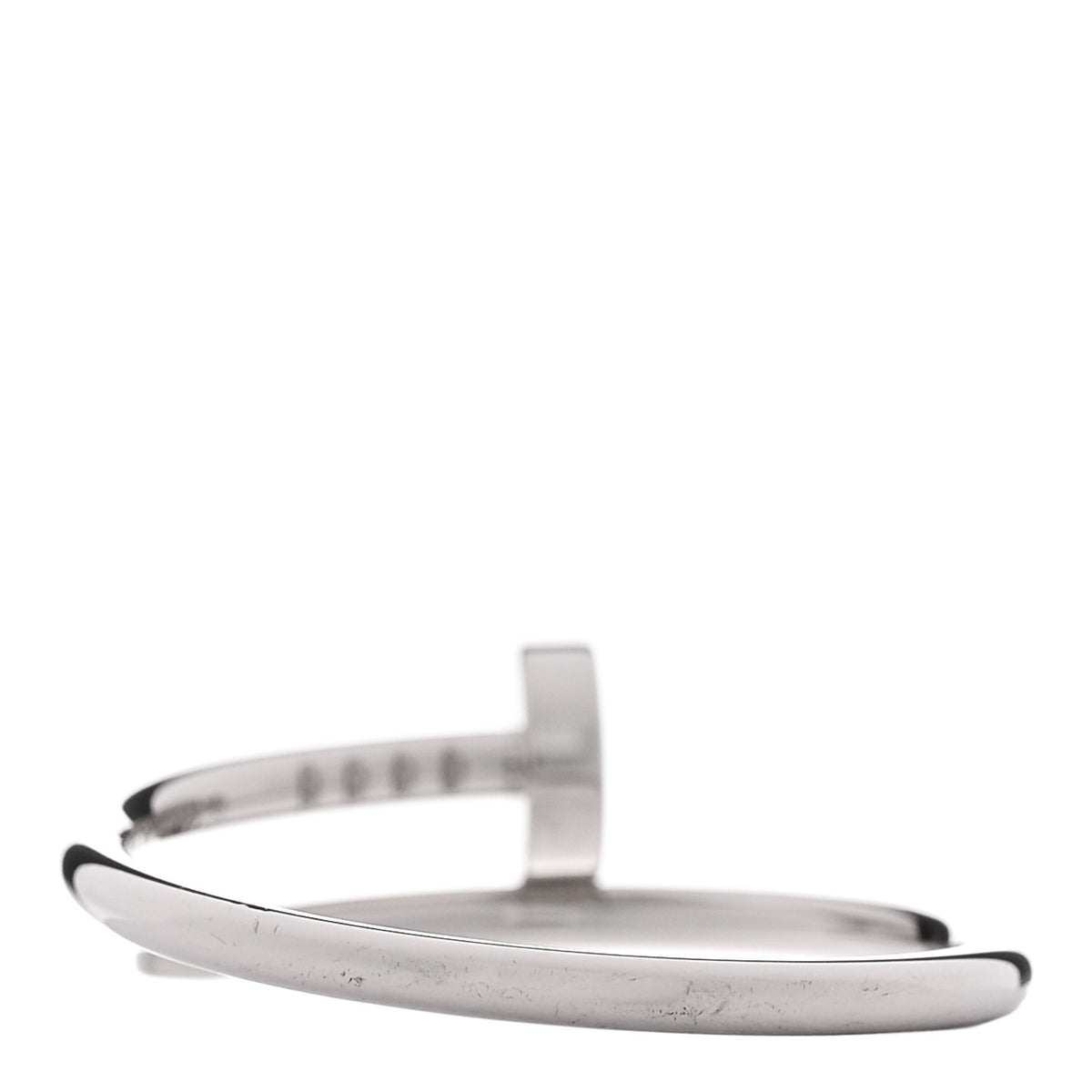 Cartier 18K White Gold Small Juste Un Clou Ring 62 10 3 of 6