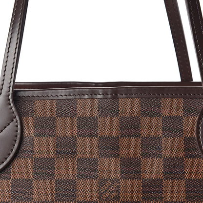 Louis Vuitton Damier Ebene Neo Neverfull MM Rose Ballerine 12 of 13