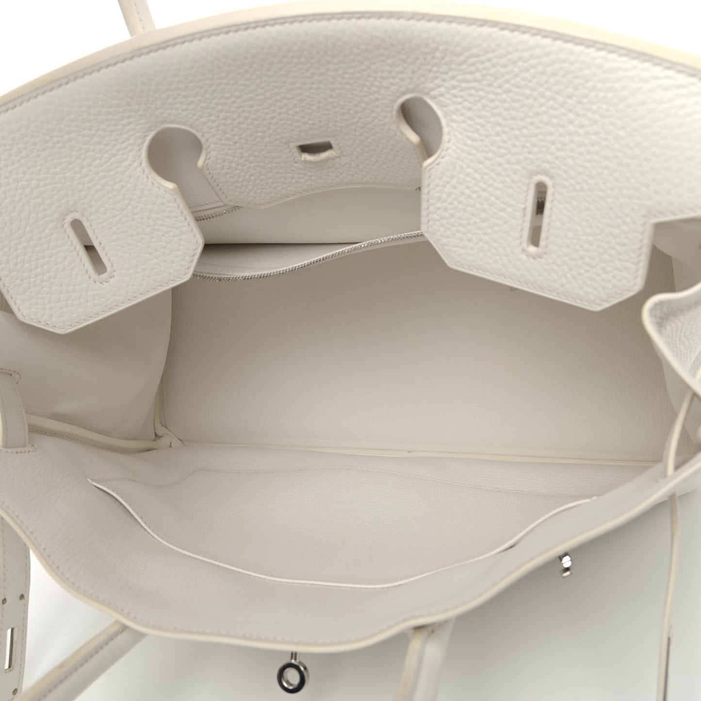 Taurillon Clemence Birkin 35 White