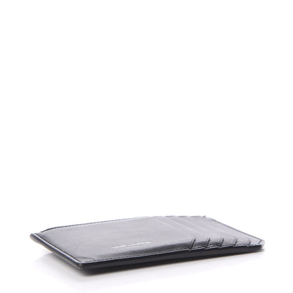 Saint Laurent Calfskin 5 Fragments Zip Card Case Black 3 of 7