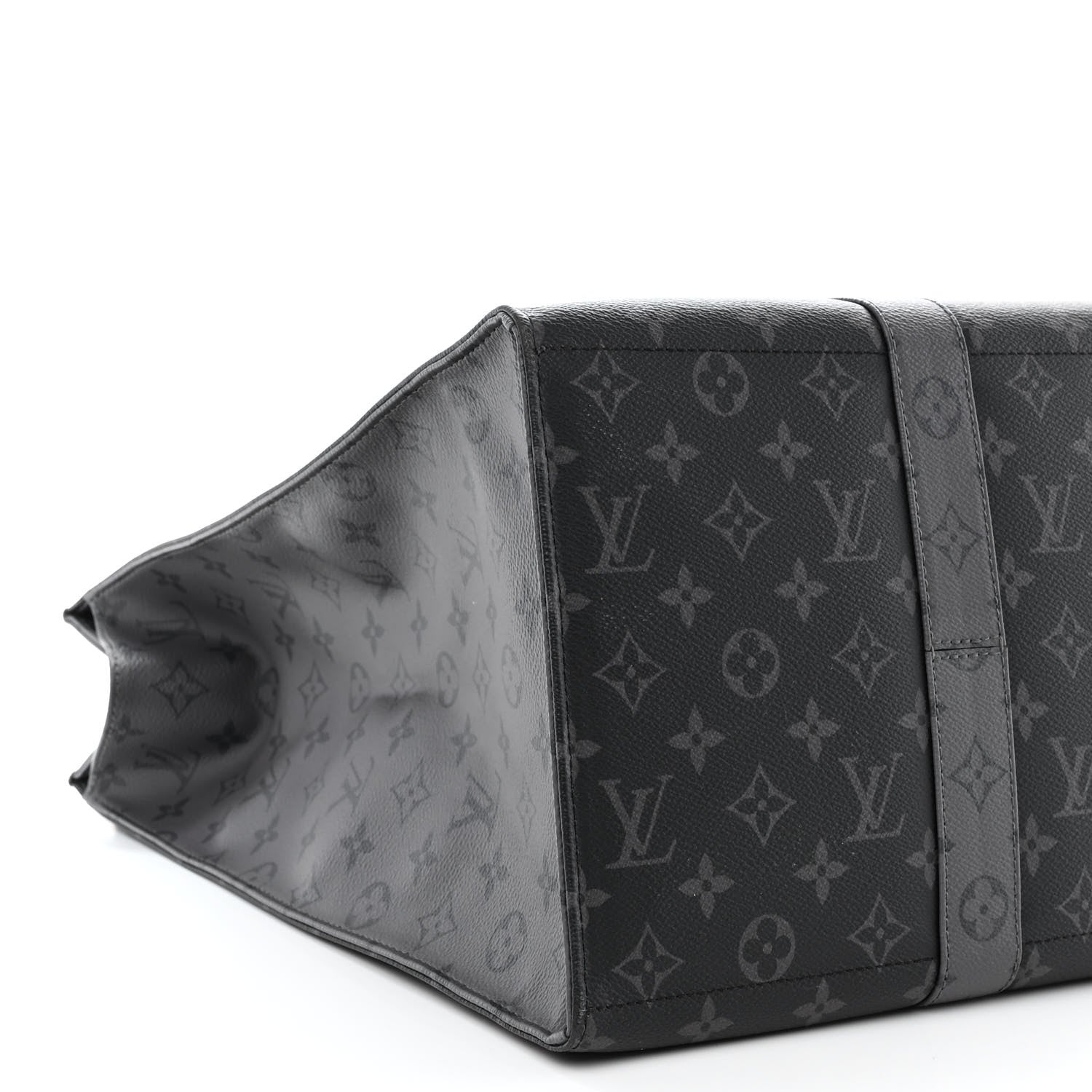 Louis Vuitton Monogram Eclipse Cabas Zippe GM Black 9 of 10