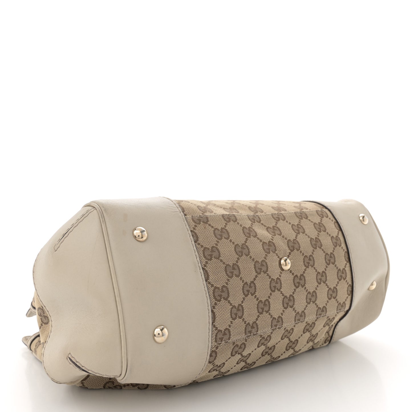 Monogram Web Medium Mayfair Tote Off White