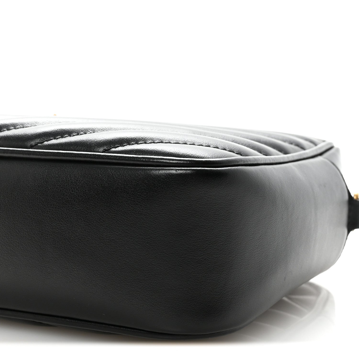 Saint Laurent Calfskin Matelasse Monogram Lou Camera Bag Black 9 of 9
