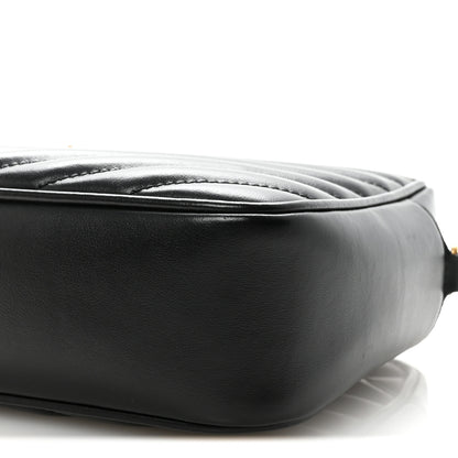 Saint Laurent Calfskin Matelasse Monogram Lou Camera Bag Black 9 of 9