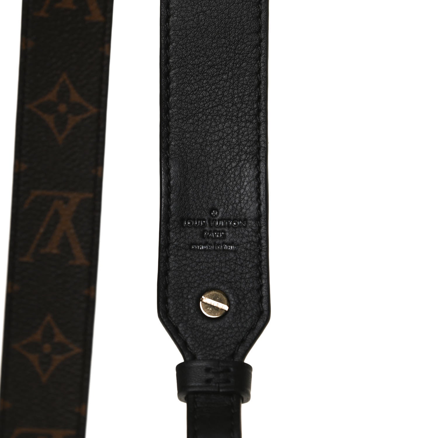 Louis Vuitton Monogram Bandouliere Shoulder Strap XL Black 4 of 7