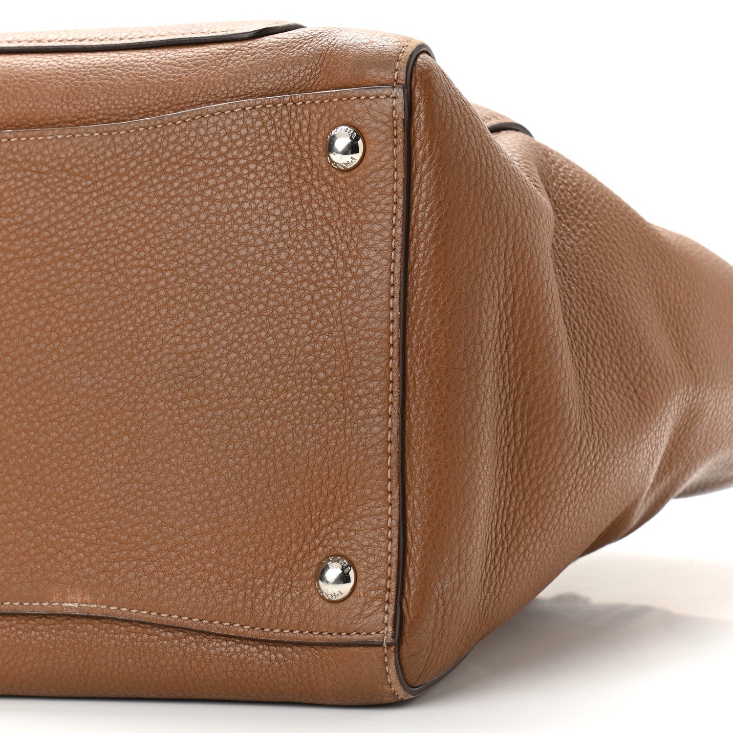 Prada Vitello Daino Shopping Tote Cannella 10 of 10