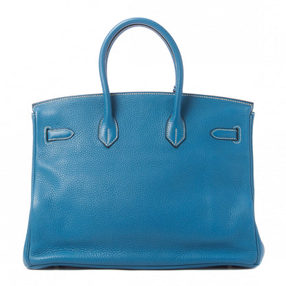 Hermes Togo Birkin 35 Blue Jean 4 of 31