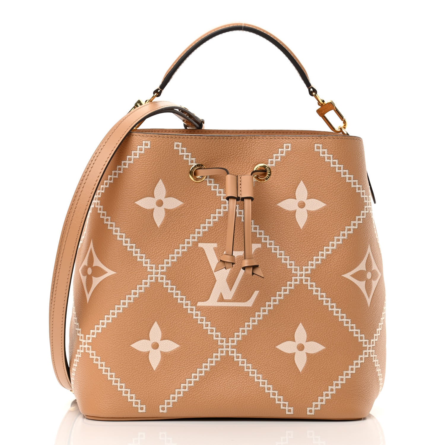 Louis Vuitton Empreinte Monogram Giant Broderies Neonoe MM Arizona 3 of 11