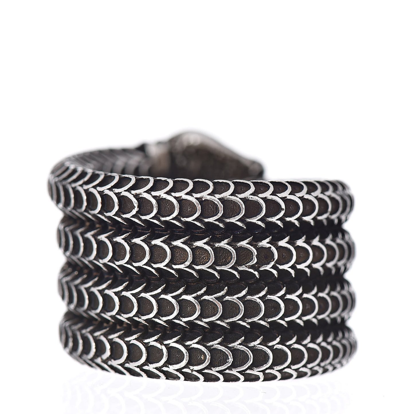 Sterling Silver Garden Snake Wrap Ring 62 10