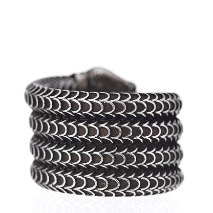 Gucci Sterling Silver Garden Snake Wrap Ring 62 10 3 of 6