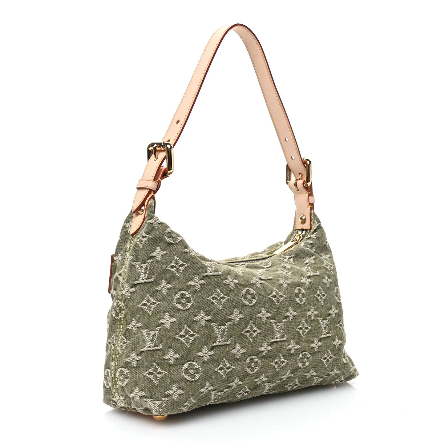Monogram Denim Baggy PM Lichen
