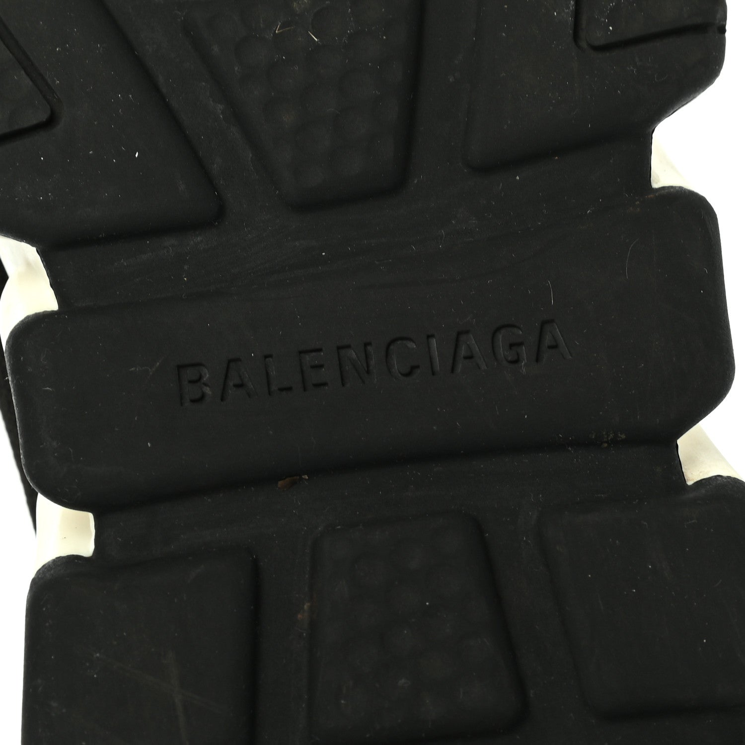 Balenciaga Neoprene Knit Womens Speed Sneakers 38 Black White 5 of 6