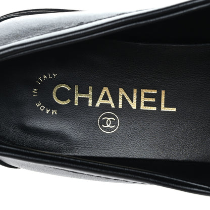 Chanel Lambskin Quilted CC Turnlock Loafers 41 Black 7 of 8