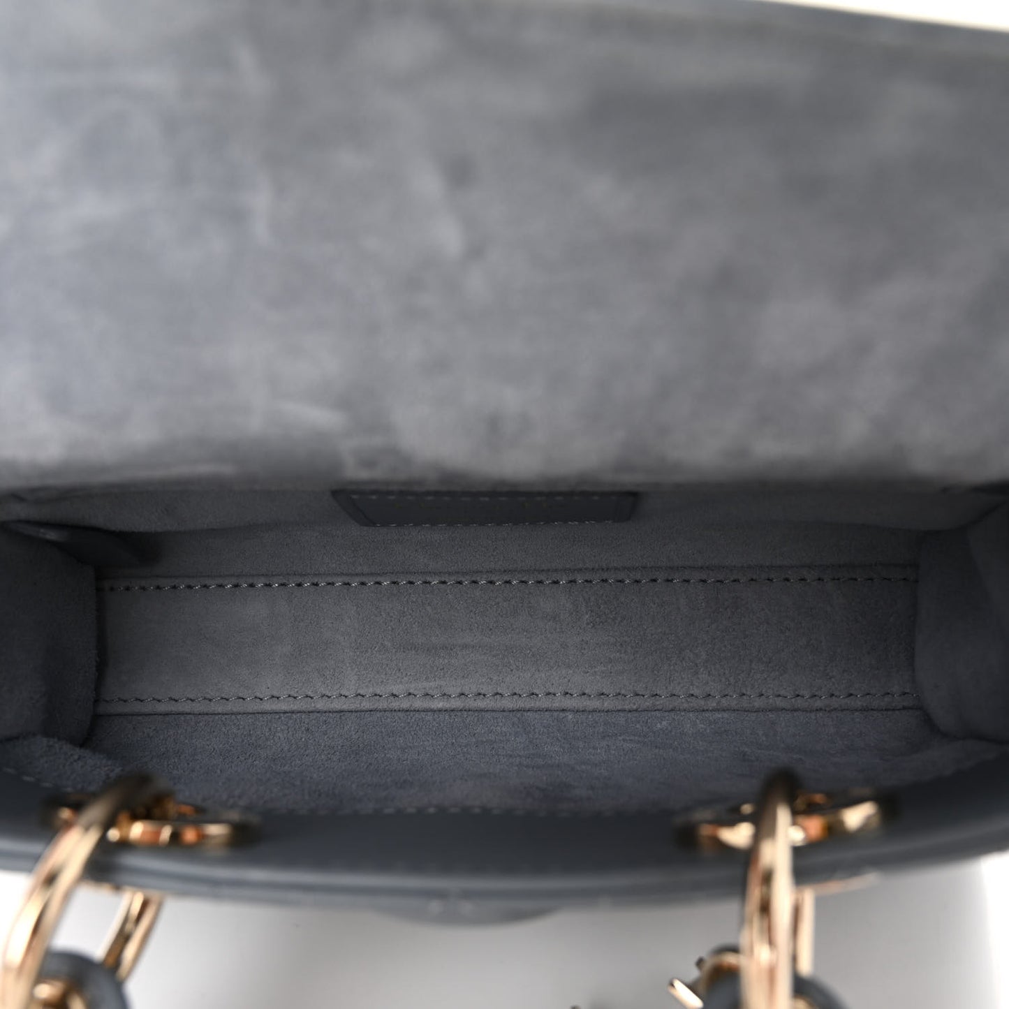 CHRISTIAN DIOR Lambskin Cannage Micro Lady D-Joy Cloud Blue