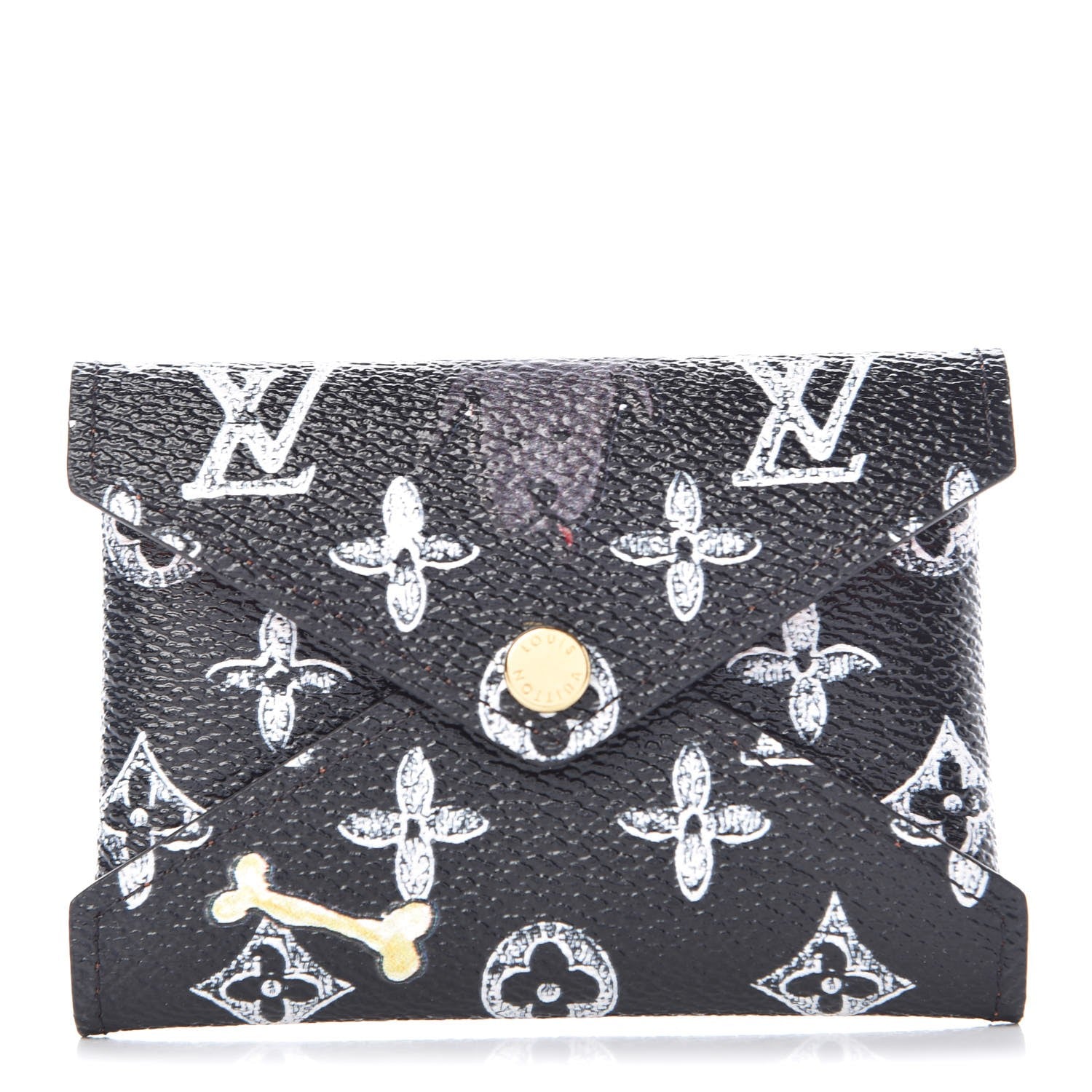 Louis Vuitton Catogram Small Kirigami Pochette Insert Black White 1 of 7